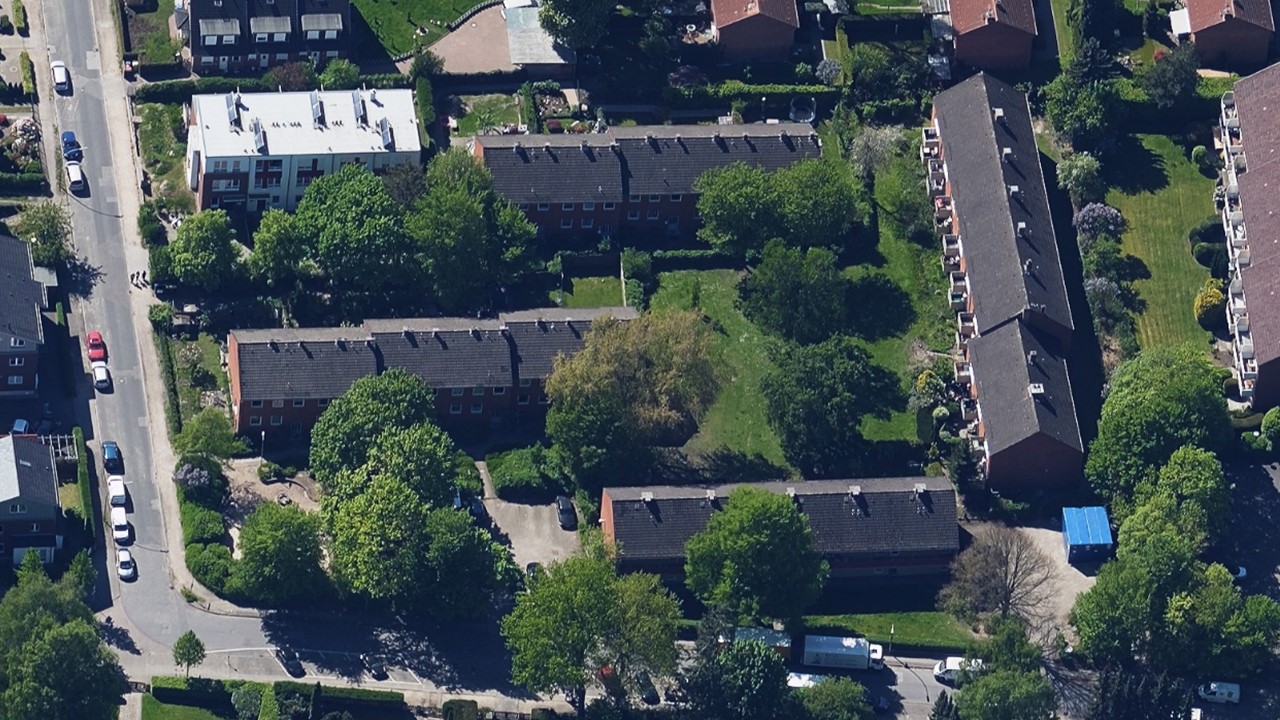 27. Modernisierung der Wohnanlage Denksteinweg Jenfeld Zentrum